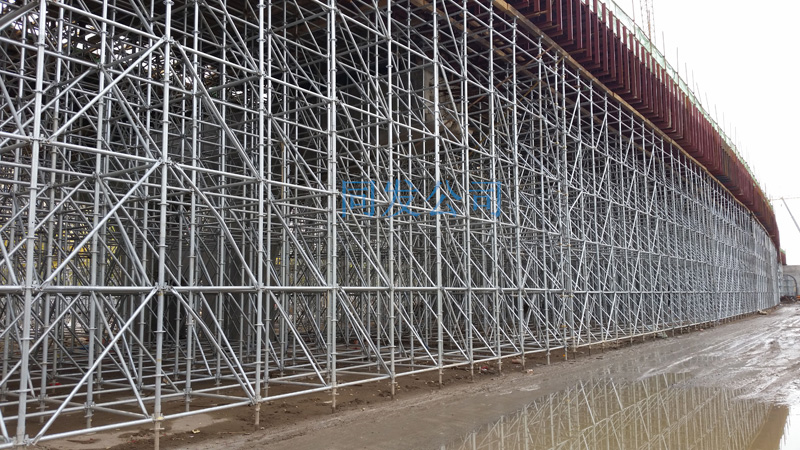 阿拉善盟盤扣式腳手架租賃工程實(shí)例